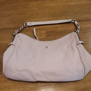 Kate Spade Pink Shoulder Bag with Silver Chain